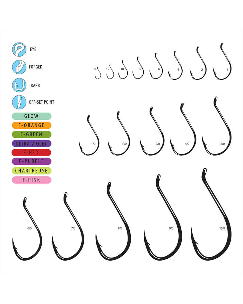 Gamakatsu Live Bait NSB Hooks - Size 5/0, 25-Pack (#18415-25)