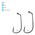 Jig Hook 60 Degree Extra Wide Gap (EWG) - Line art