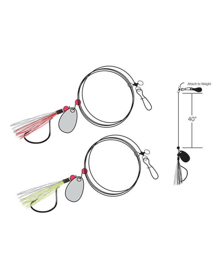 Fluke Rig with Teaser Gamakatsu USA Fishing Hooks