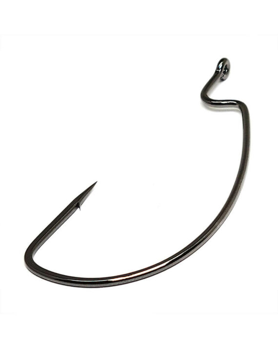 thumbnail image 2 of Gamakatsu Deep Throat Wide Gap Worm Hook – Bass Fishing Soft Plastic Bait Hooks 2 of 3