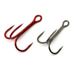 Treble 23, Magic Eye, 2x Strong, Round Bend - Black and Red