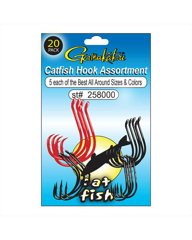 Catfish Assortment (Qty/Pack 20) Gamakatsu USA Fishing Hooks
