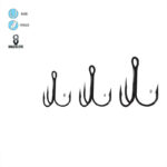 Treble Hooks, Magic Eye, Round Bend - Line Art Treble Hooks, Magic Eye, Round Bend - Line Art