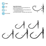 G-Finesse Swivel Shot ( 3 Pack) - Gamakatsu USA Fishing Hooks