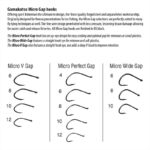 Micro V Gap - Line art