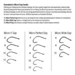 Micro Wide Gap - Line art Micro Wide Gap - Line art