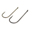 Worm Hooks, Round Bend – Black and Bronze