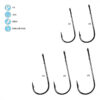 Worm Hooks, Round Bend – Line art