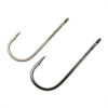 Worm Hooks, Round Bend - Black and Bronze