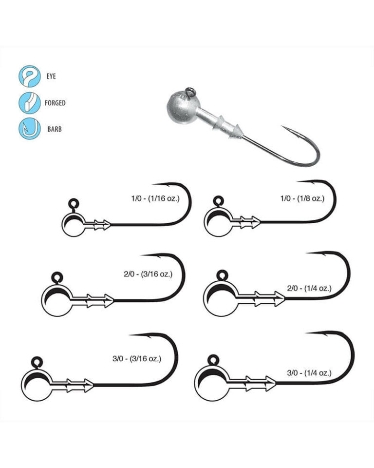 Jighead Gamakatsu 500412-3/16 – Testa Piombo 3/16 Oz, Gancio 2/0, 5 Pezzi, Giappone