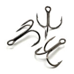 Treble Hooks, 2x Strong, Round Bend - Black group Treble Hooks, 2x Strong, Round Bend - Black group