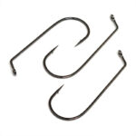 Jig Hook 60 Degree Flat Eye, Light Wire, Round Bend - Group Jig Hook 60 Degree Flat Eye, Light Wire, Round Bend - Group