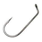 Jig Hook 60 Degree Flat Eye, Round Bend