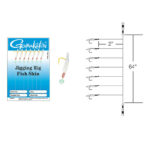 Jigging Rig, Fish Skin - Line art