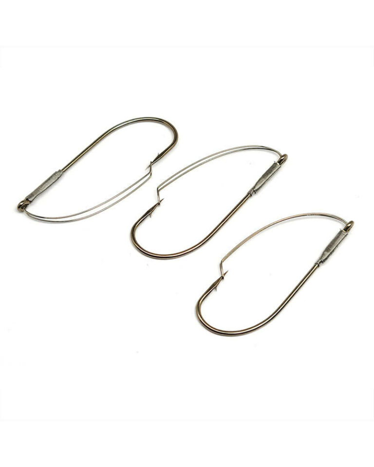 Gamakatsu 65114 Worm Hook - Straight Shank, Wire Guard, Bronze Size 4/0