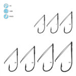 Worm Hook, Wire Guard - Line art