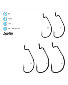 Gamakatsu Heavy Cover Superline EWG Worm Hook