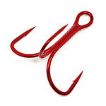 Treble Hooks, Extra Wide Gap (EWG) - Red Treble Hooks, Extra Wide Gap (EWG) - Red