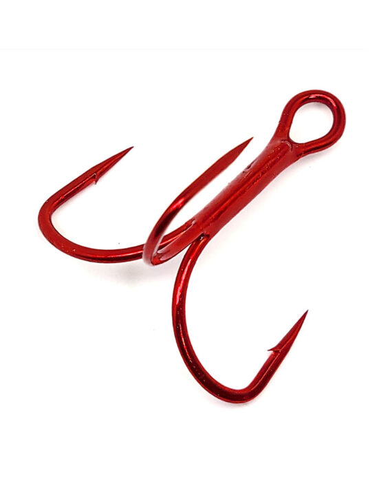 Amo Da Pesca Gamakatsu Offset EWG (Extra Wide Gap) - Colore Rosso, Per
