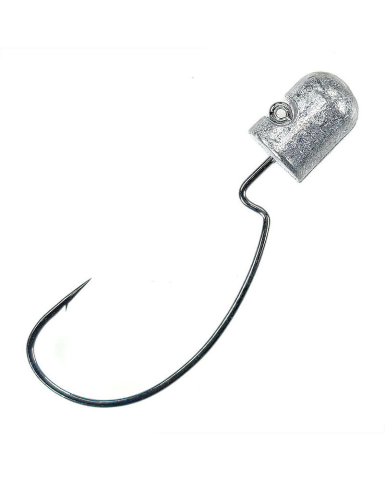 Gamakatsu Finesse Jighead – Size 1 Hook, 1/8 Oz Weight, Black (Pack Of 4)