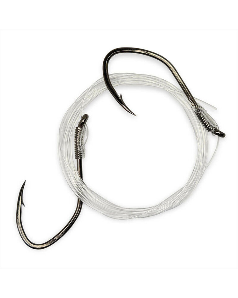 Gamakatsu Big River Bait Barbless Hooks - 25 Pack, Size 6/0, NS Black, Forged Carbon Steel