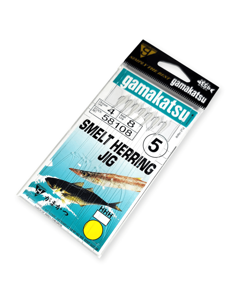 Jigging Rig, Nickel, Smelt/Herring Gamakatsu USA Fishing Hooks