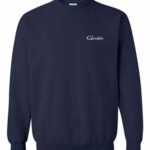 Navy Retro Sweatshirt Front Image