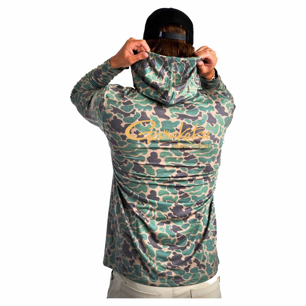 G-PF002 Gamakatsu Marsh Wear Pamilco Hoodie Back