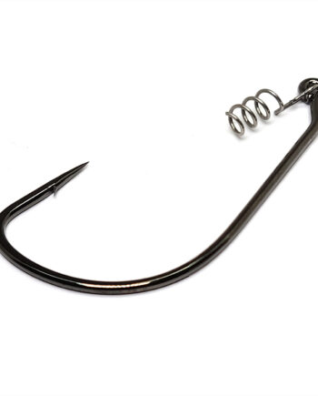 Gamakatsu GAMA Super Value Pack - 25 Offset EWG Worm Hooks - Size 1/0, Black